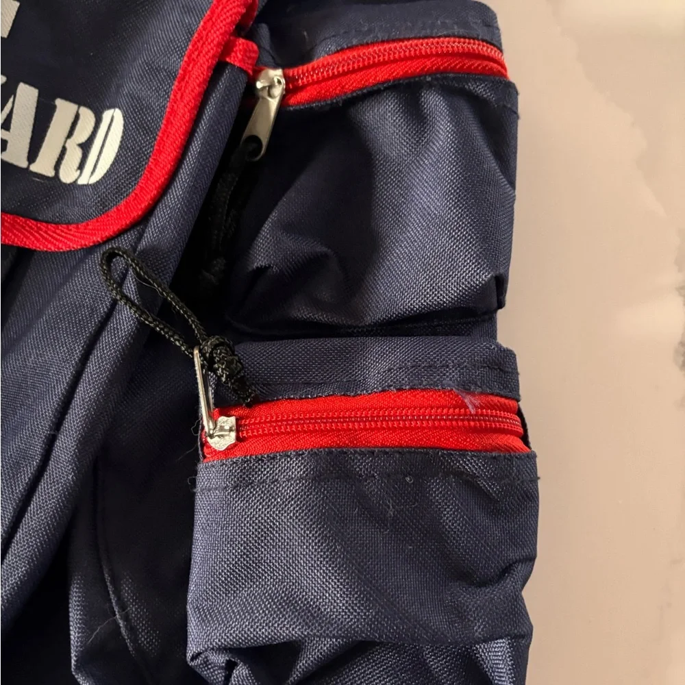 Navy and Red Backpack